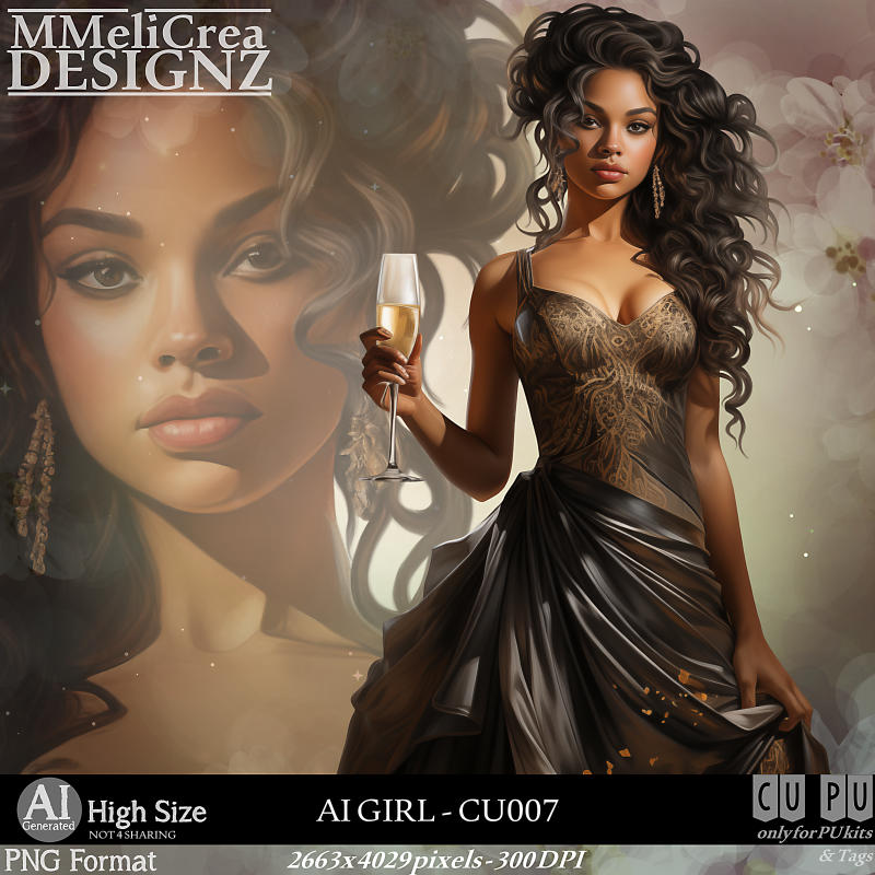 (image for) AI - GIRL CU007 (CU4PU/PNG)